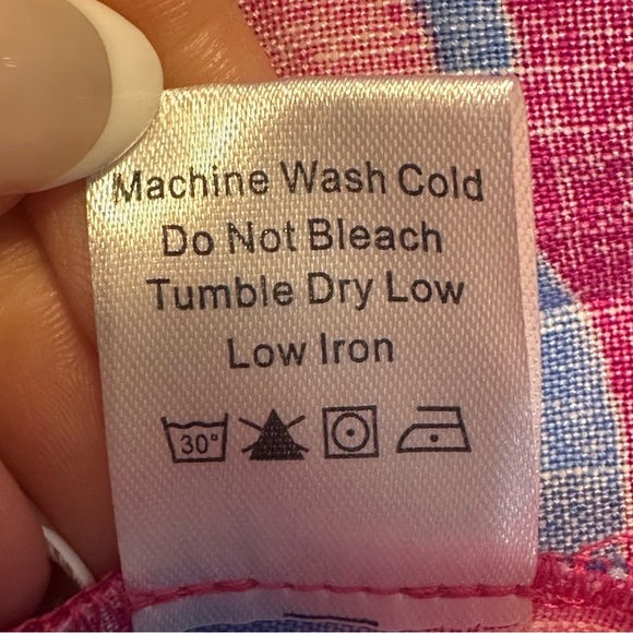 Tuckernuck Cameran Eubanks Wild Azalea Edisto Dress Pink Blue Ruffle - Picture 12 of 12